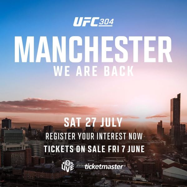 UFC официально объявил номерной турнир в Манчестере